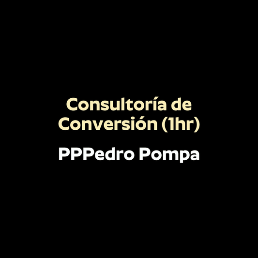 Consultoría de Conversión (1 hr)